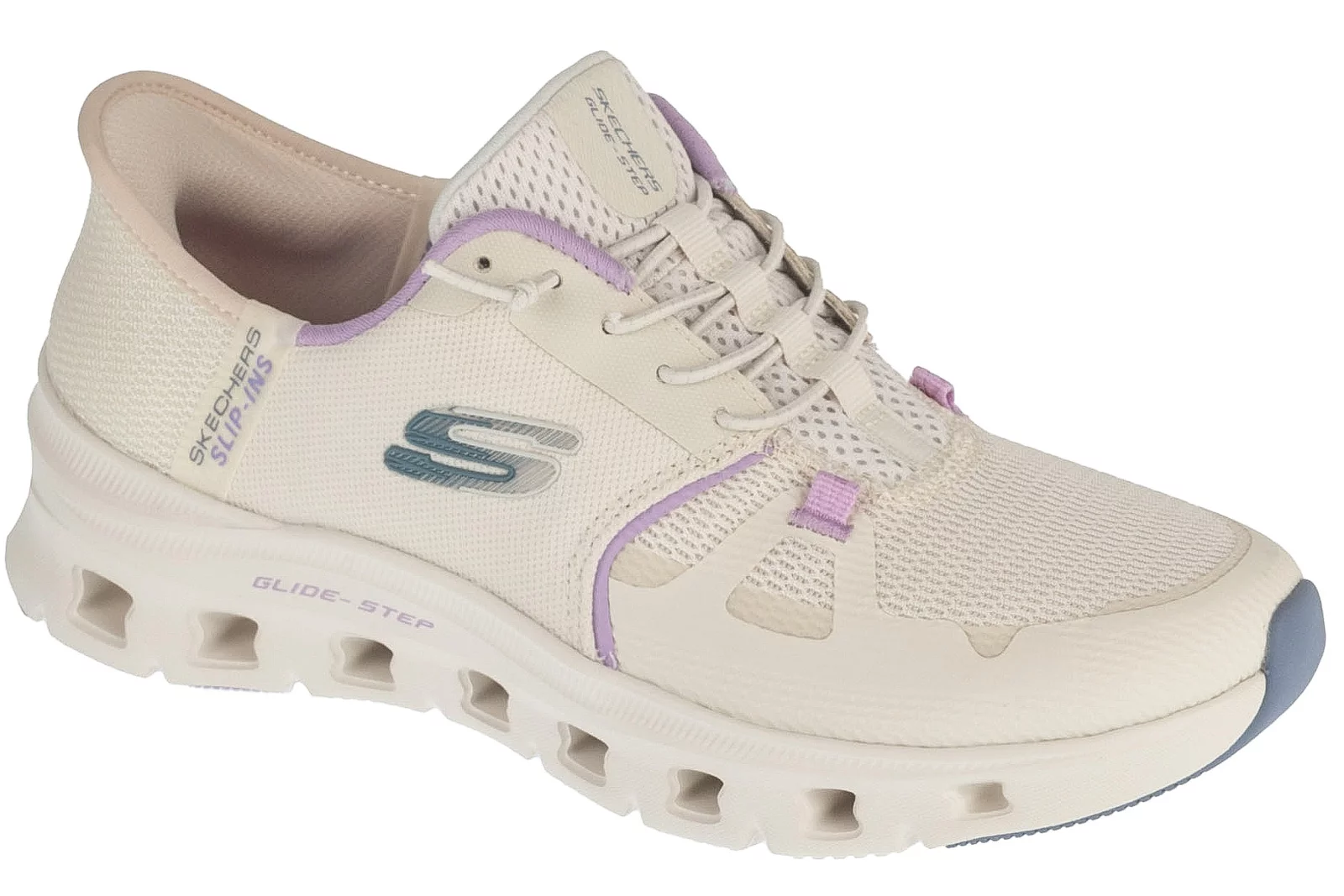 Skechers Slip-Ins: Glide-Step Pro 150420-NTMT, Damskie, Beżowe, buty sneakers, tkanina, rozmiar: 36