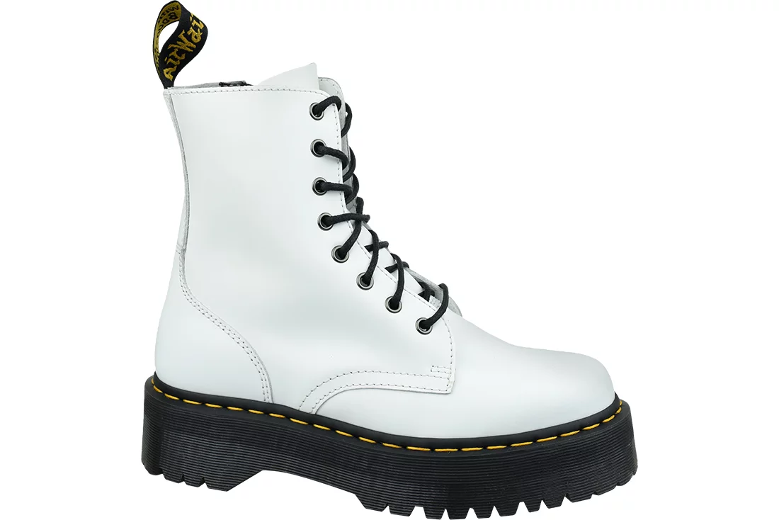 Dr. Martens Jadon 15265100, Unisex, Białe, glany, skóra licowa, rozmiar: 38