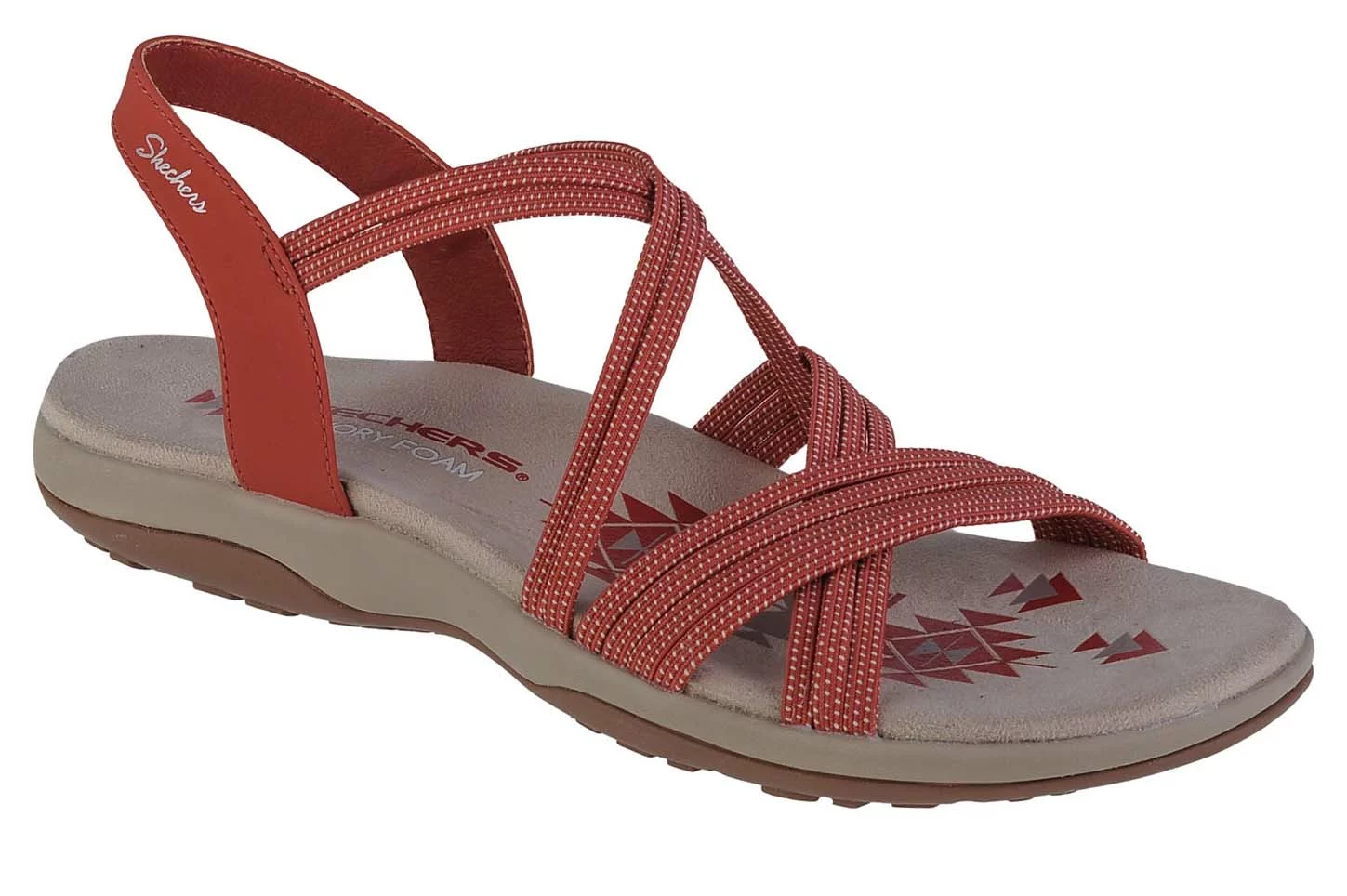 Sandale Skechers Reggae Slim - Turn It Up 163117-RUST - Magazin