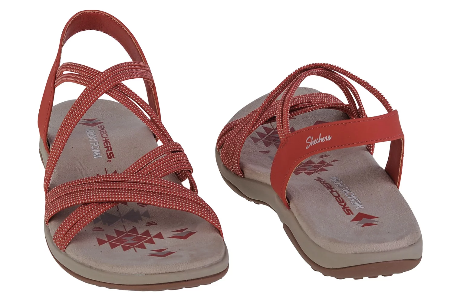 Sandale Skechers Reggae Slim - Turn It Up 163117-RUST - Magazin