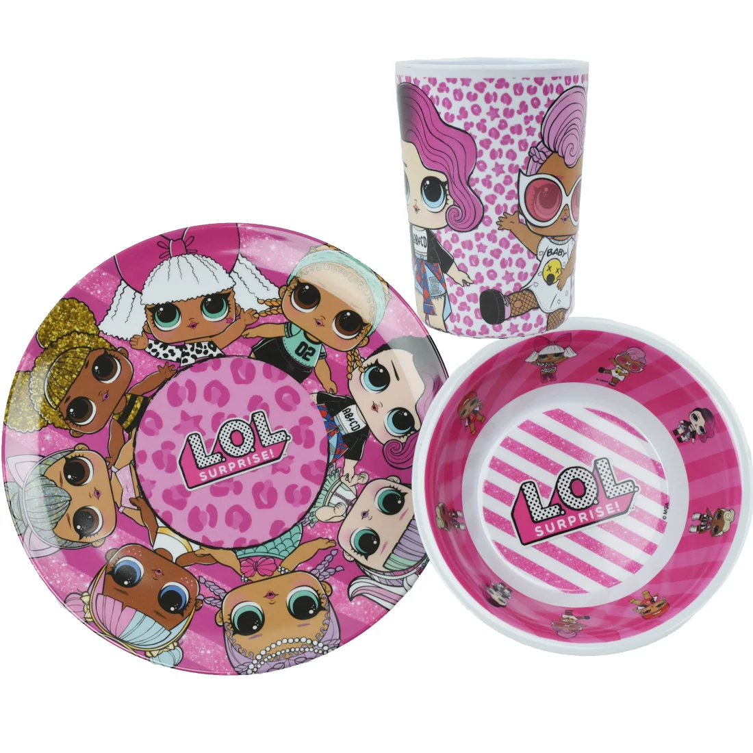 Zestaw śniadaniowy dla dzieci MGA Entertainment L.O.L. Surprise Breakfast Set 17-15231-19-06