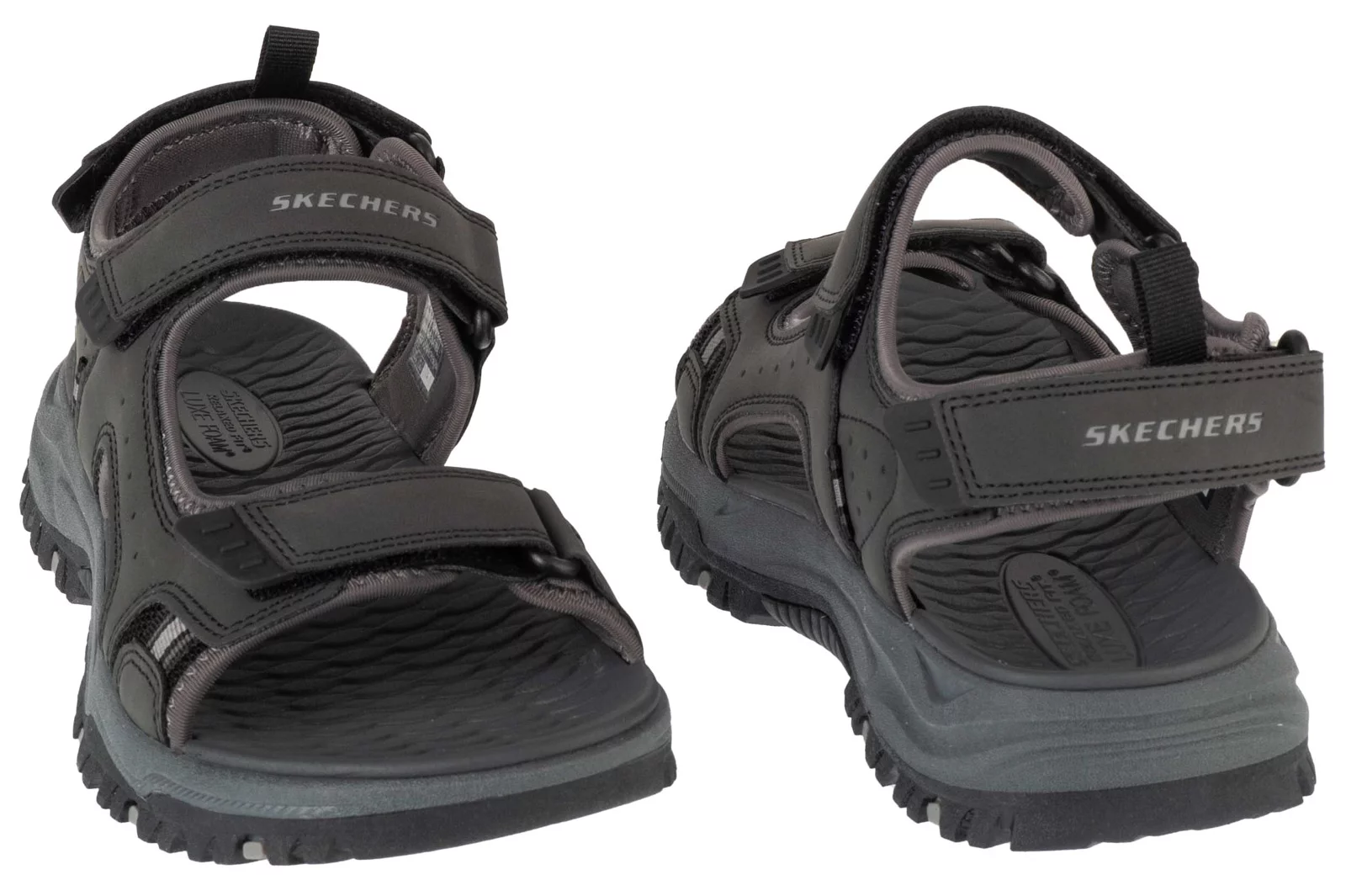 ●3-DEEP Sandale Skechers Prewitt - Rigdon 205139-BLK - Magazin Butyjana.ro