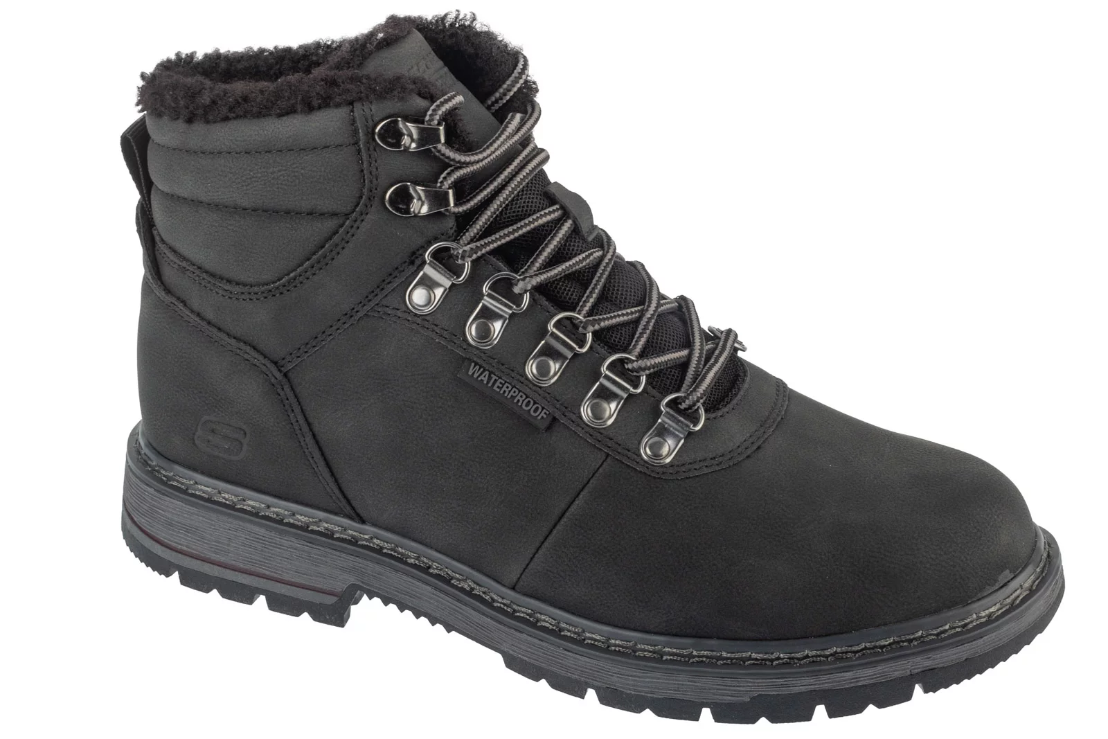 Skechers Corado - Memphis 205623-BLK, Męskie, Czarne, trapery, syntetyk, rozmiar: 44