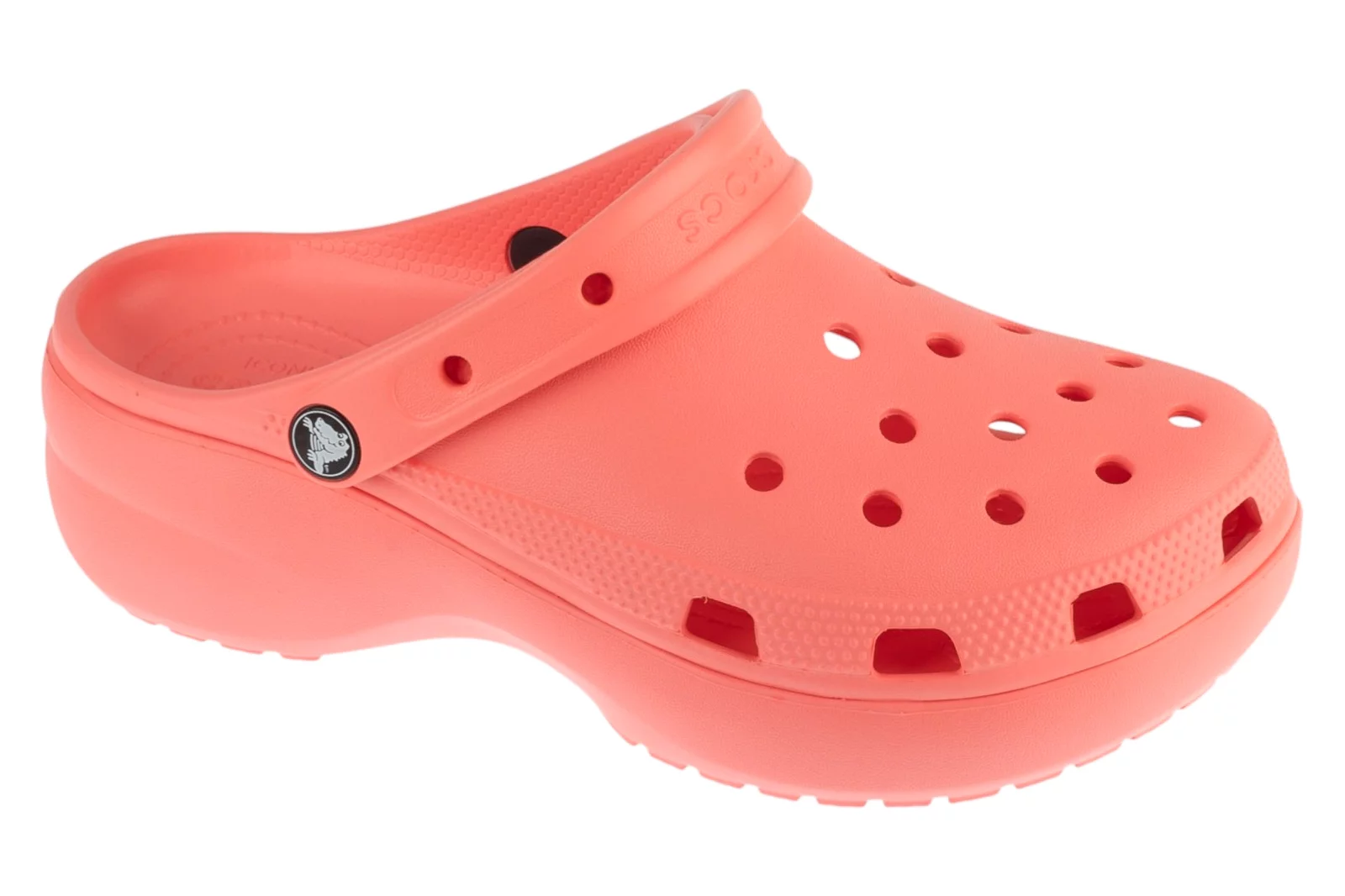Crocs Classic Platform Clog 206750-6UI, Damskie, Różowe, klapki, syntetyk, rozmiar: 38/39