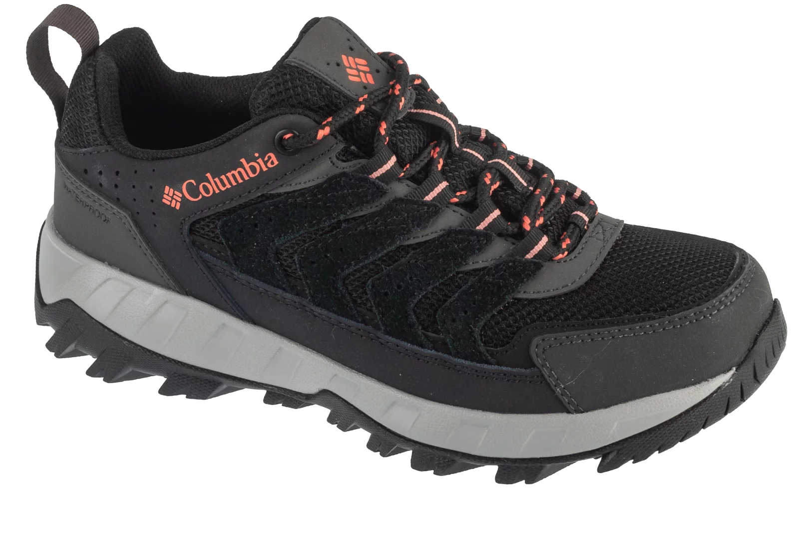 Columbia Strata Trail Low WP 2078551010, Damskie, Czarne, buty trekkingowe, tkanina, rozmiar: 39,5