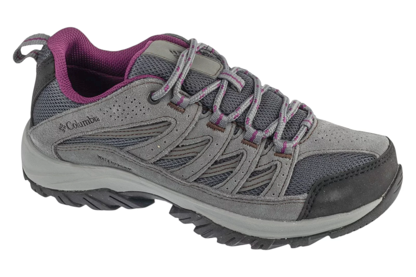 Columbia Crestwood Waterproof 2099881053, Damskie, Szare, buty trekkingowe, tkanina, rozmiar: 38,5