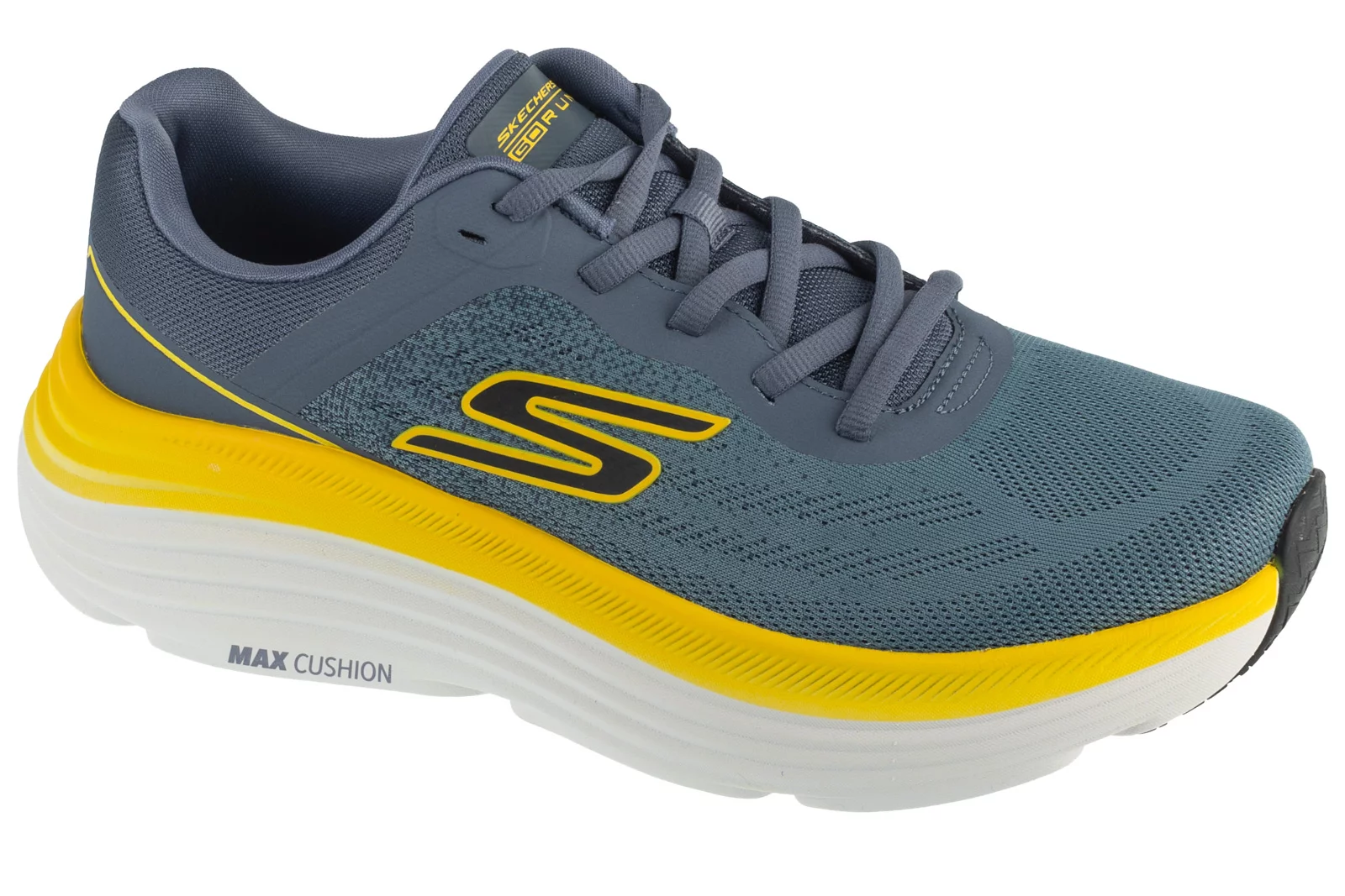 Skechers Max Cushioning Endeavor - Ardena 220609-SLT, Męskie, Niebieskie, buty do biegania, tkanina, rozmiar: 46
