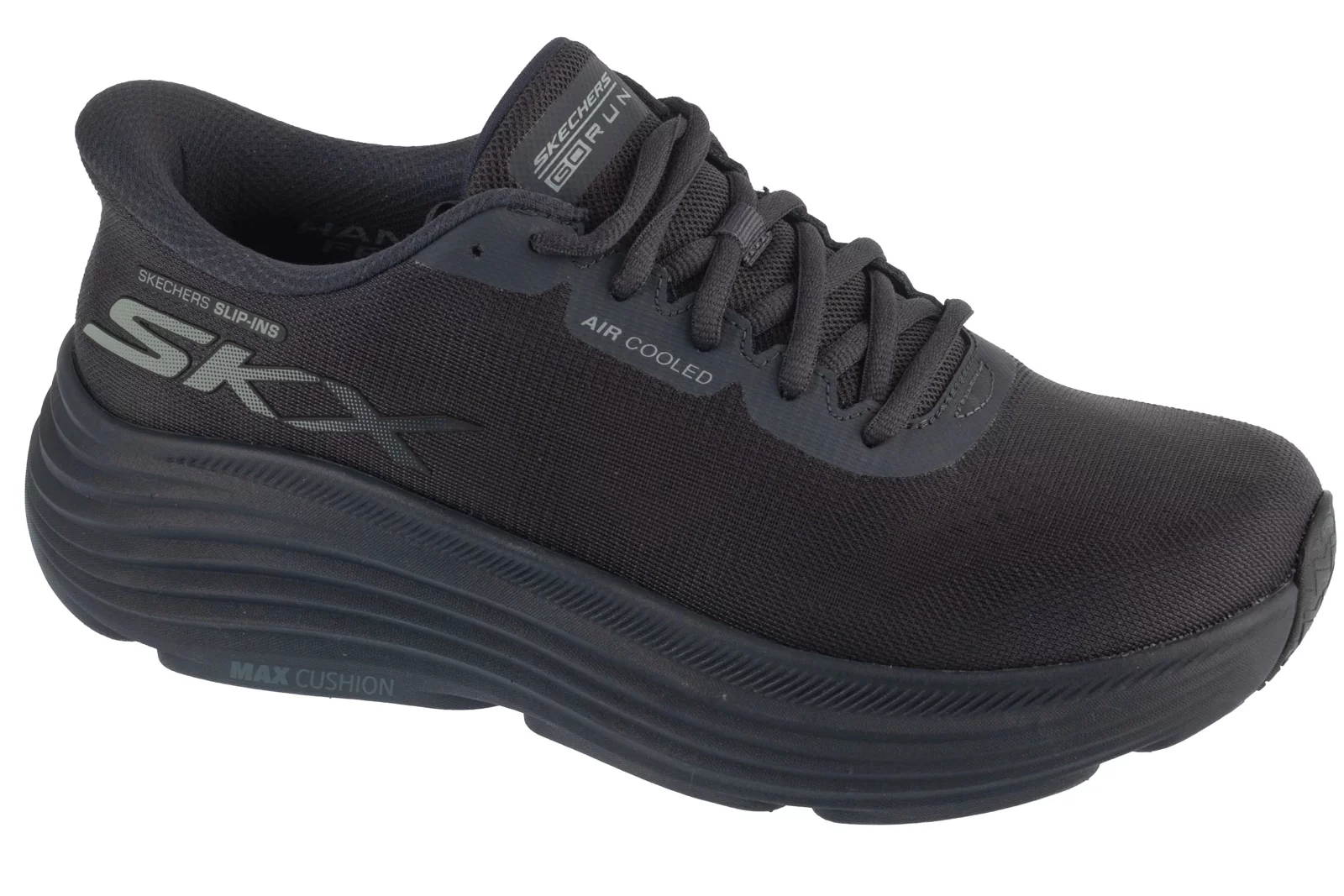 Skechers Slip-Ins: Max Cushioning Endeavor - Exciton 220611-NVBK, Męskie, Granatowe, buty do biegania, tkanina, rozmiar: 44