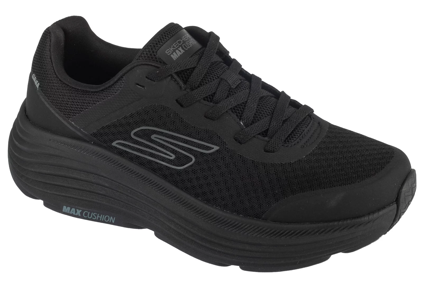 Skechers Max Cushioning Endeavor 220613-BBK, Męskie, Czarne, buty do biegania, tkanina, rozmiar: 46