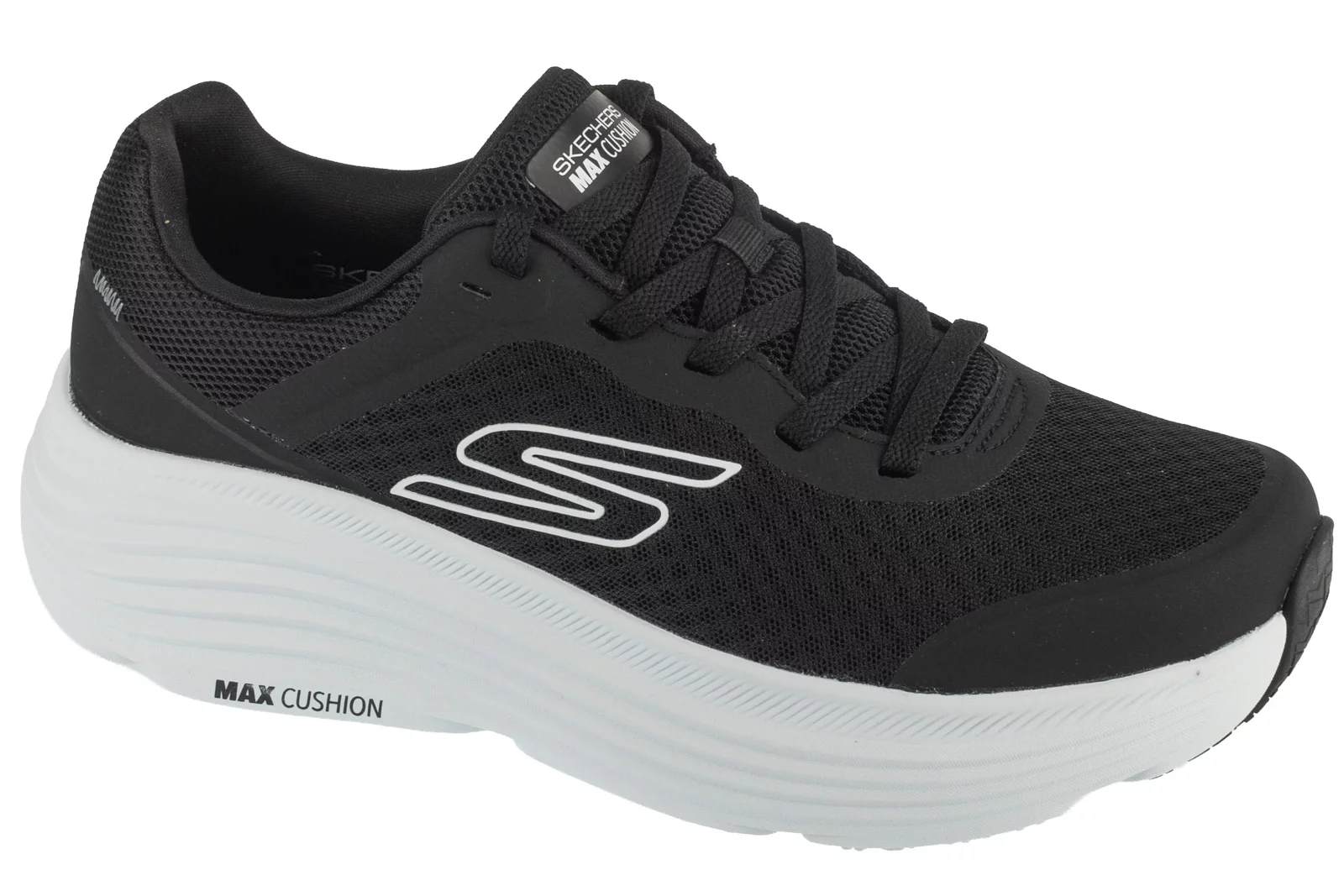 Skechers Max Cushioning Endeavor 220613-BKW, Męskie, Czarne, buty do biegania, tkanina, rozmiar: 47
