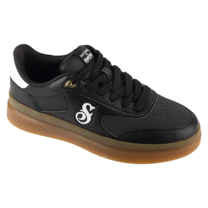Skechers Duraleather Lace Up Snoop Cupsole Sneaker 251200-BKW