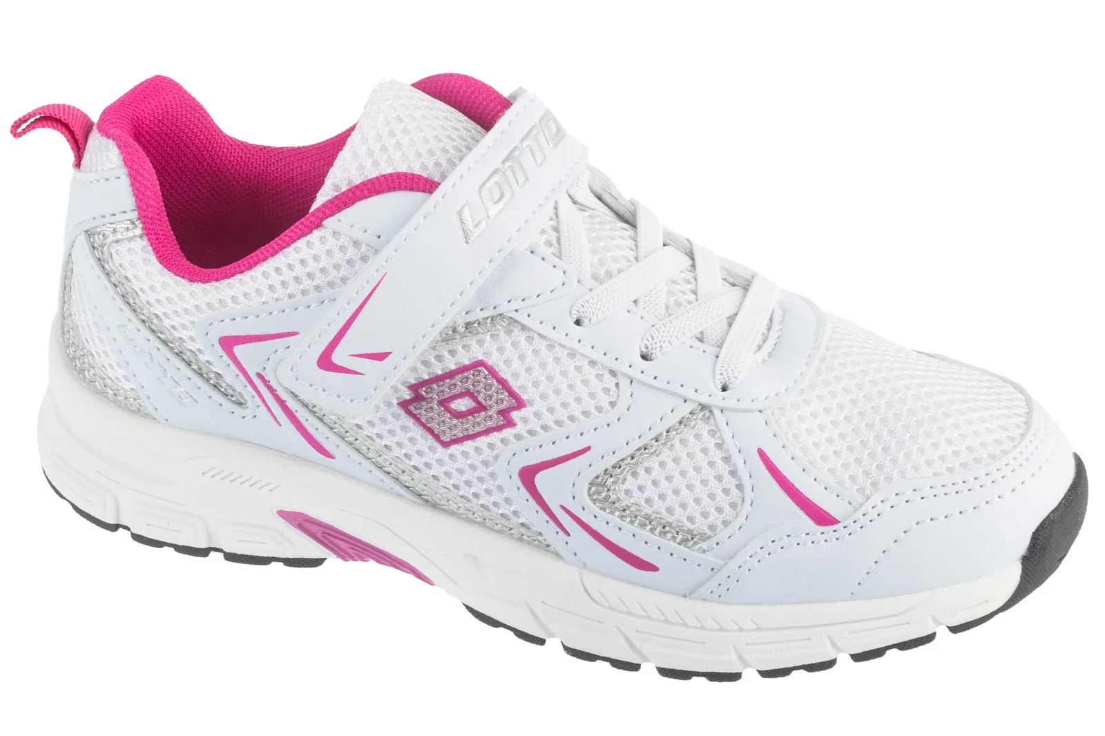 Lotto Kitaura K 2601050K-1040, Dla dzieci, Białe, buty sneakers, tkanina, rozmiar: 26