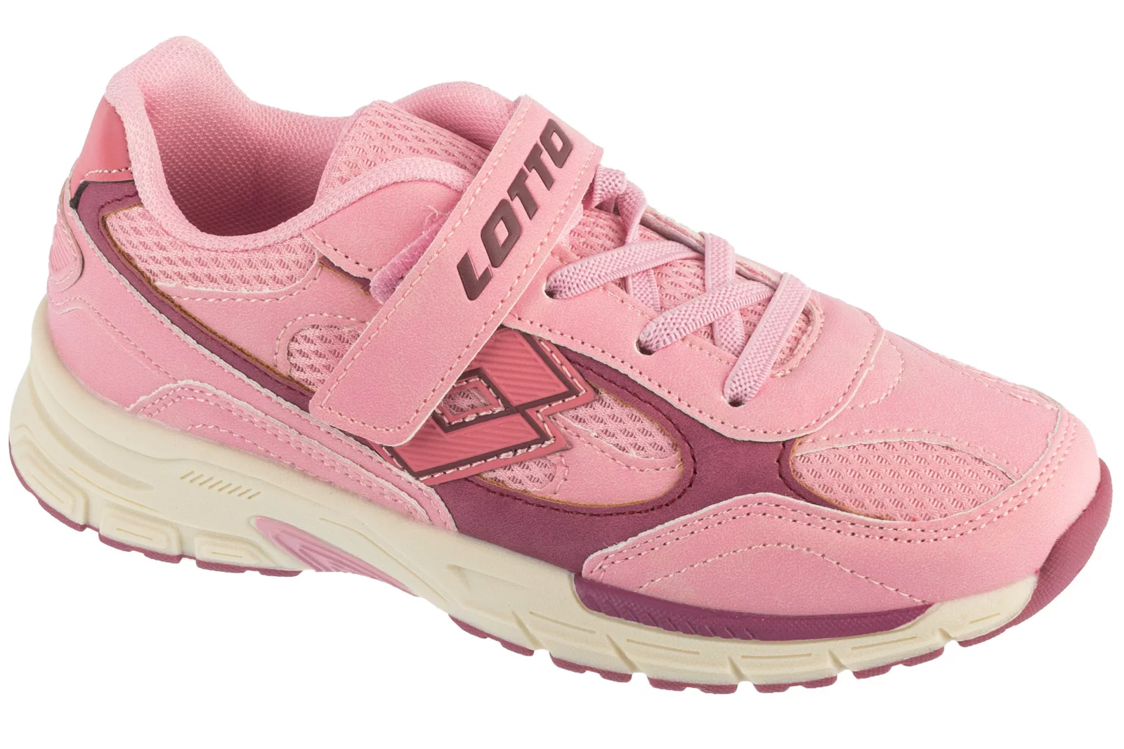 Lotto Flowtiv K 2601280K-4142, Dla dziewczynki, Różowe, buty sneakers, tkanina, rozmiar: 35