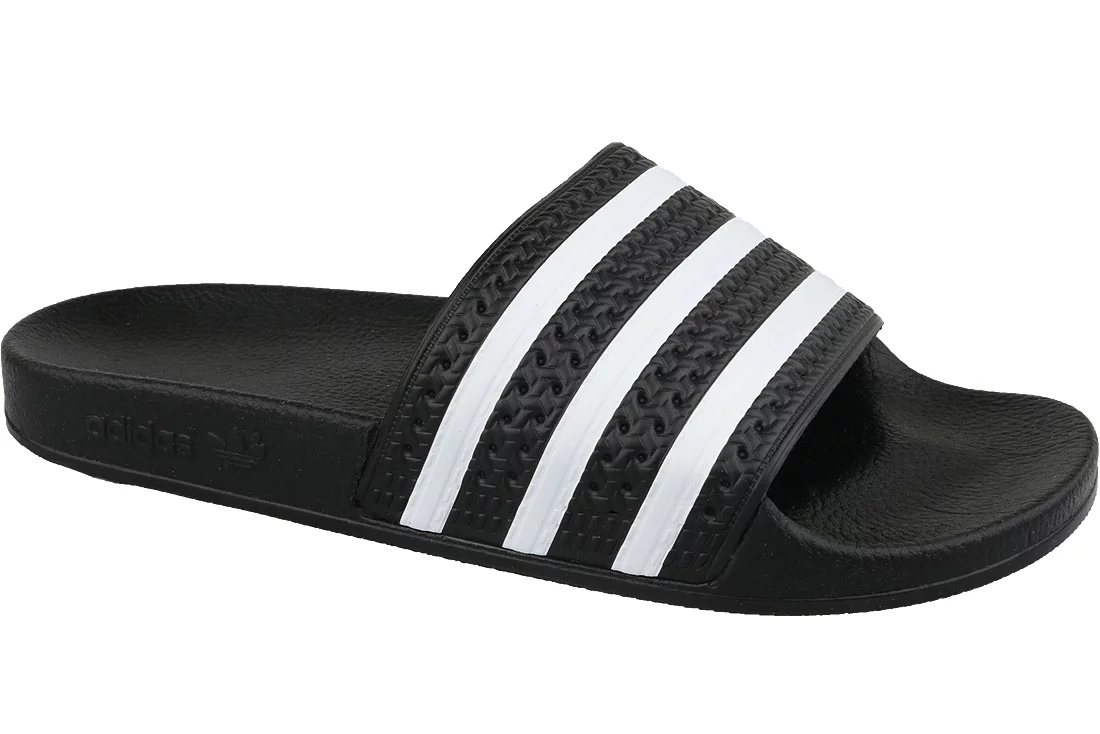 adidas Adilette 280647, Męskie, Czarne, klapki, syntetyk, rozmiar: 38