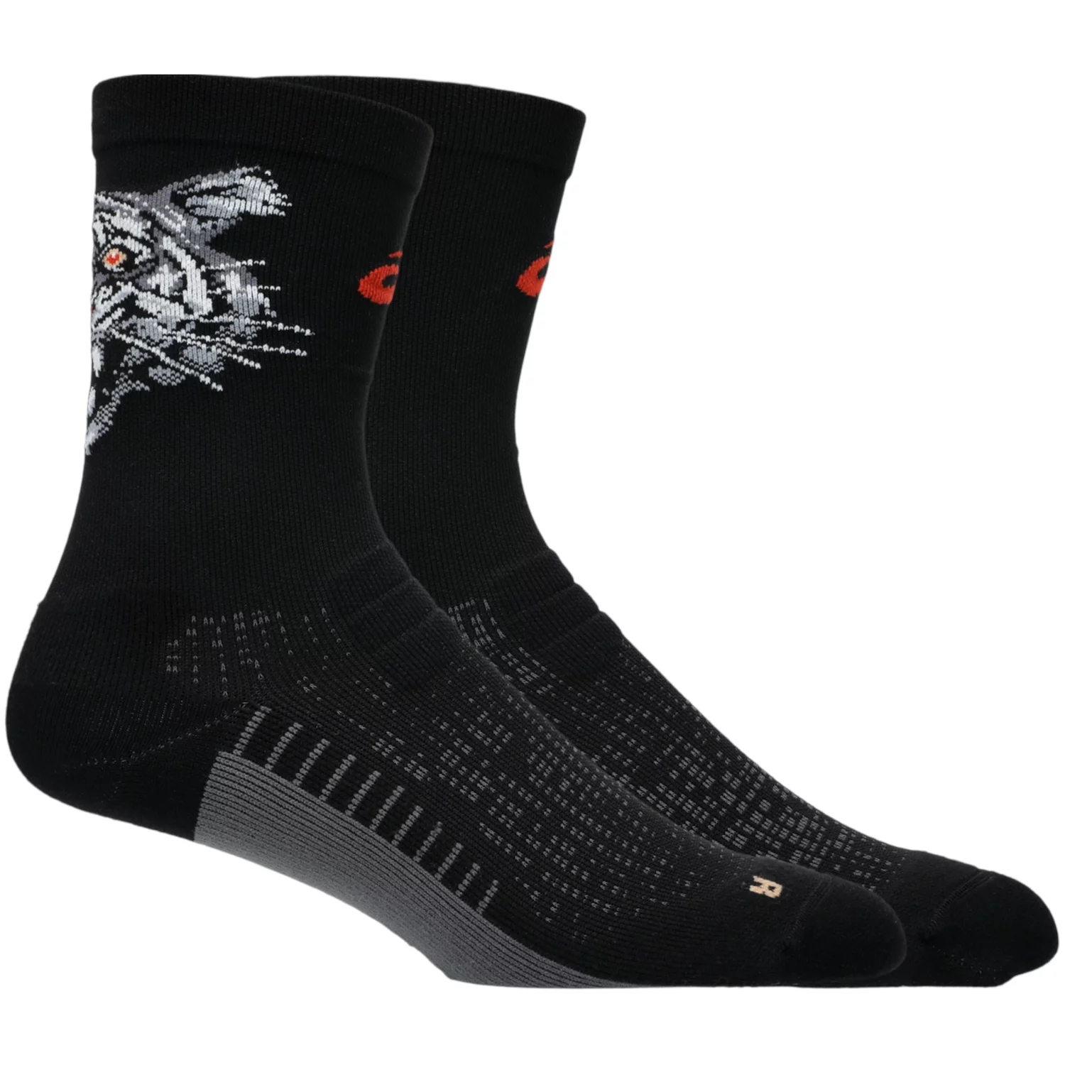 ASICS Performance Run Sock Crew 3013A976-003, Unisex, Czarne, skarpetki, poliamid, rozmiar: 47-49