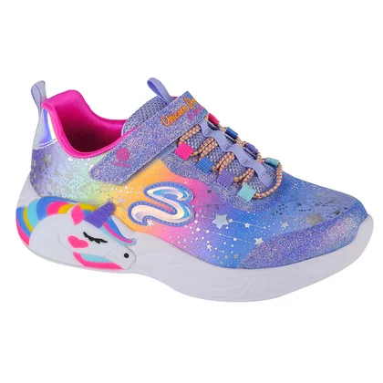 Skechers-S-Lights-Unicorn-Dreams-302311L-BLMT-dla-dziewczynki-buty-sneakers-Niebieskie-001