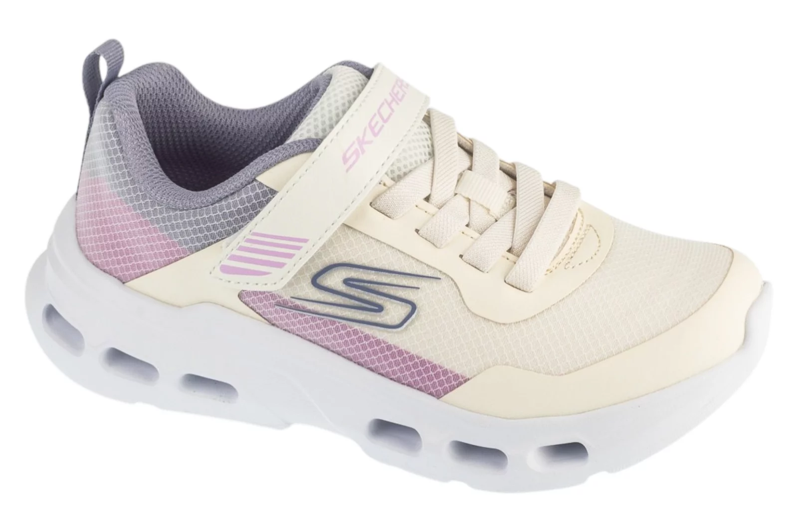 Skechers Glide-Step Drift 303682L-NTMT, Dla dziewczynki, Beżowe, buty sneakers, tkanina, rozmiar: 34