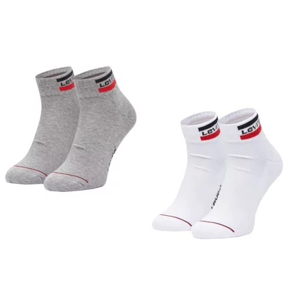 Levi's Mid Cut 2PPK Socks 37157-0146