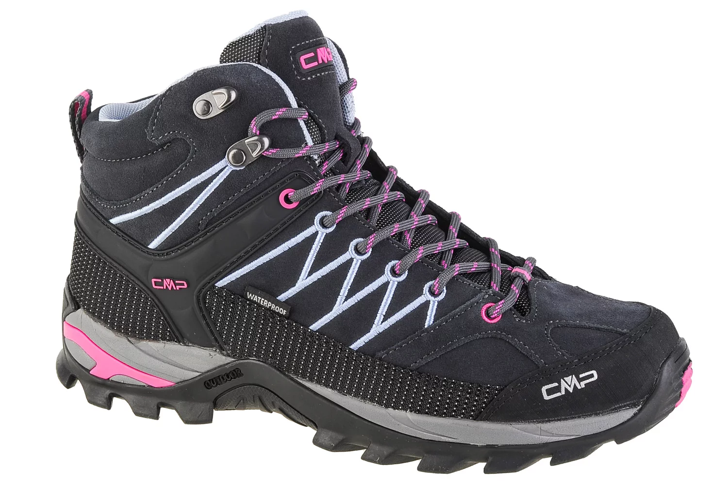 Фото - Трекінгове взуття CMP Rigel Mid 3Q12946-66UM, Damskie, Szare, buty trekkingowe, skóra zamszo 
