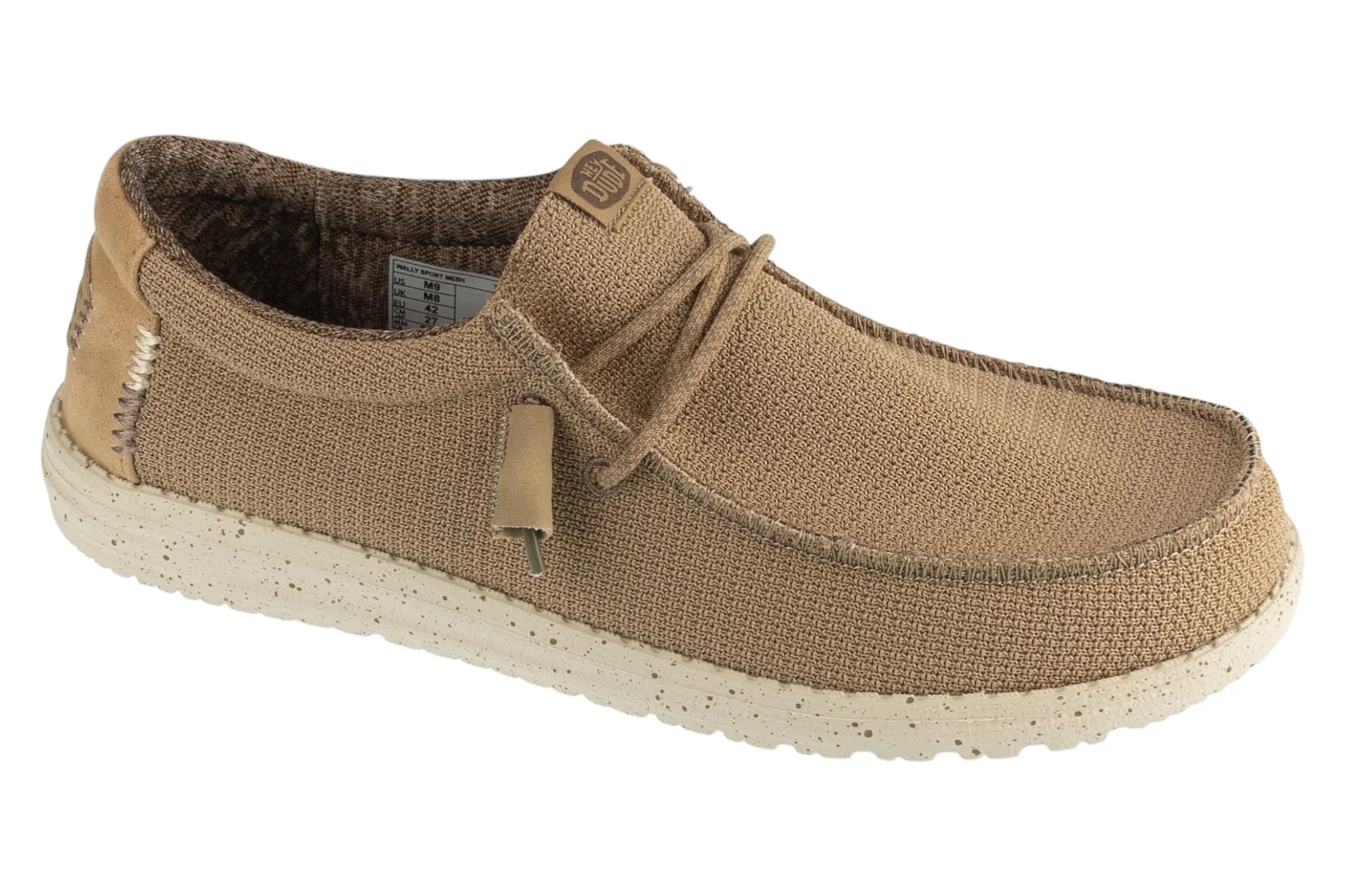 Hey Dude Wally Sport Mesh 40403-25W, Męskie, Beżowe, buty sneakers, tkanina, rozmiar: 43