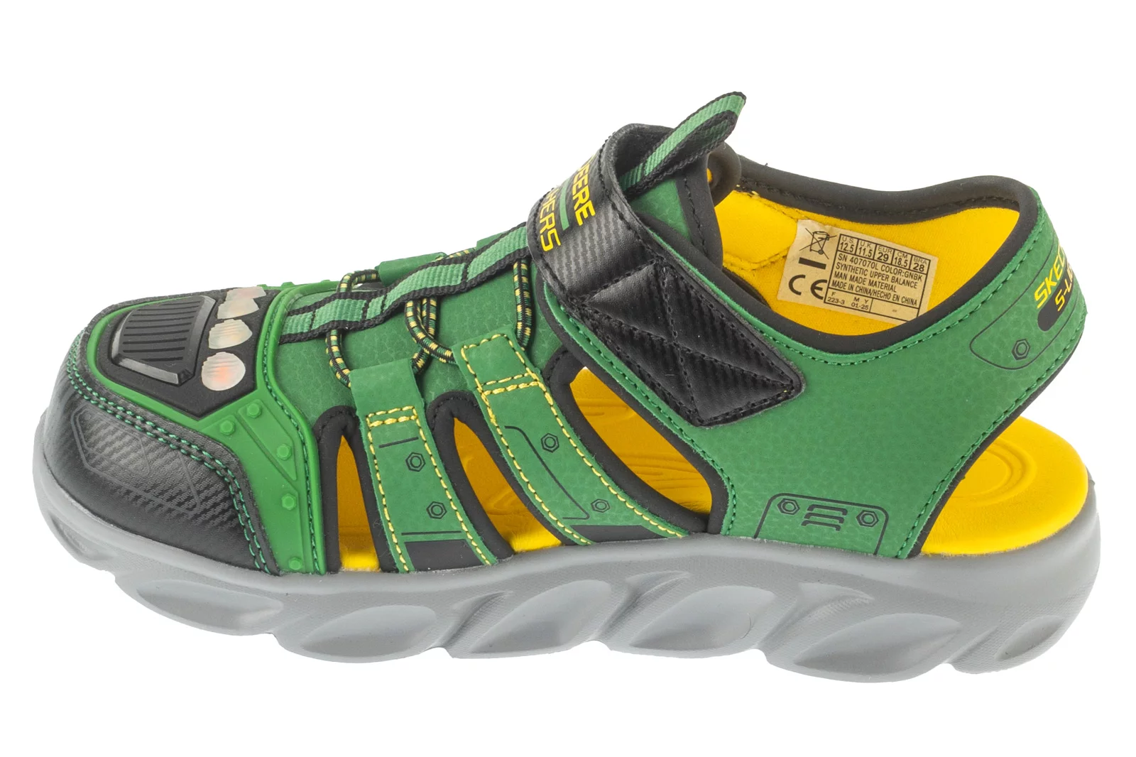 Sandale Skechers John Deere: Hypno-Splash - Tractor 407070L-GNBK