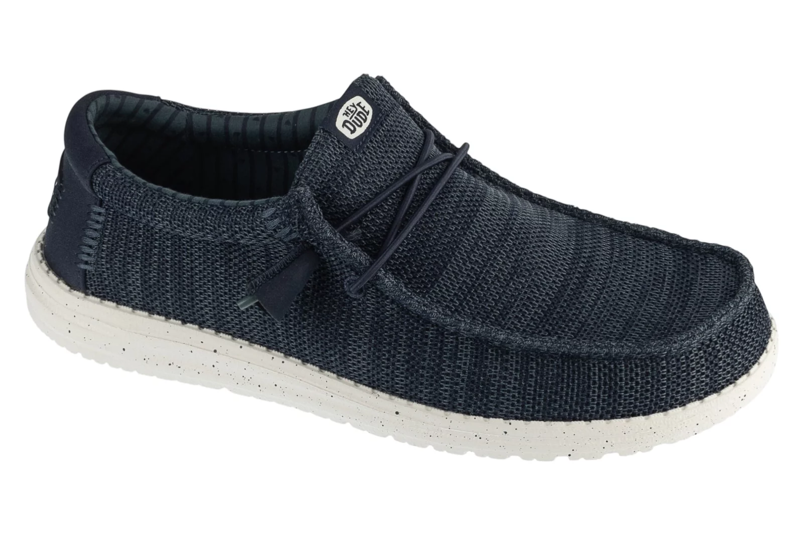 Hey Dude Wally Stretch Sox 41898-410, Męskie, Granatowe, buty sneakers, tkanina, rozmiar: 42