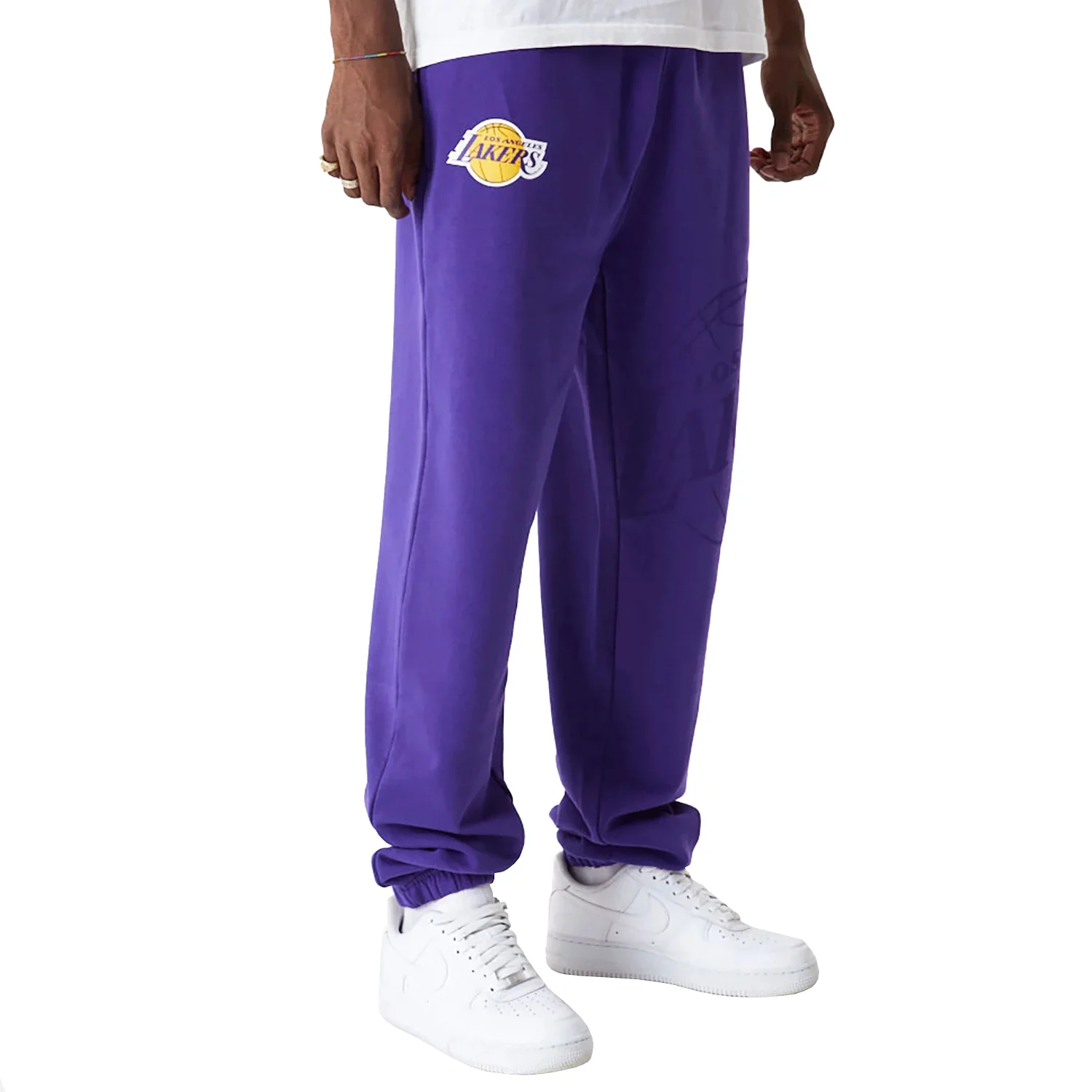 New Era NBA Joggers Lakers 60416397, Męskie, Fioletowe, spodnie, bawełna, rozmiar: XXL product