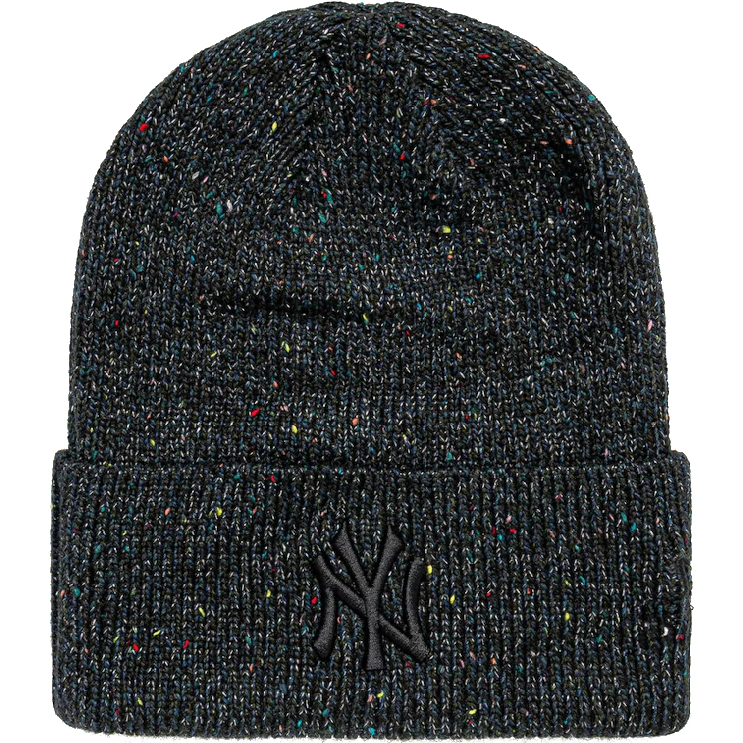 New Era Wmns Glitter Beanie New York Yankees Hat 60691294, Damskie, Czarne, czapki, akryl, rozmiar: One size