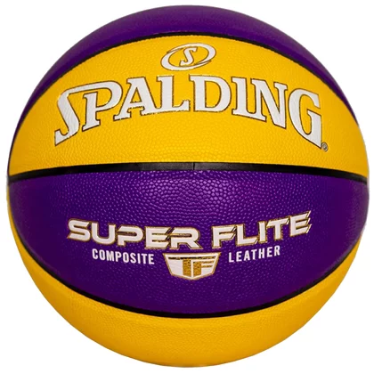 Spalding Super Flite Ball 76930Z unisex piłki do koszykówki, Żółte 001
