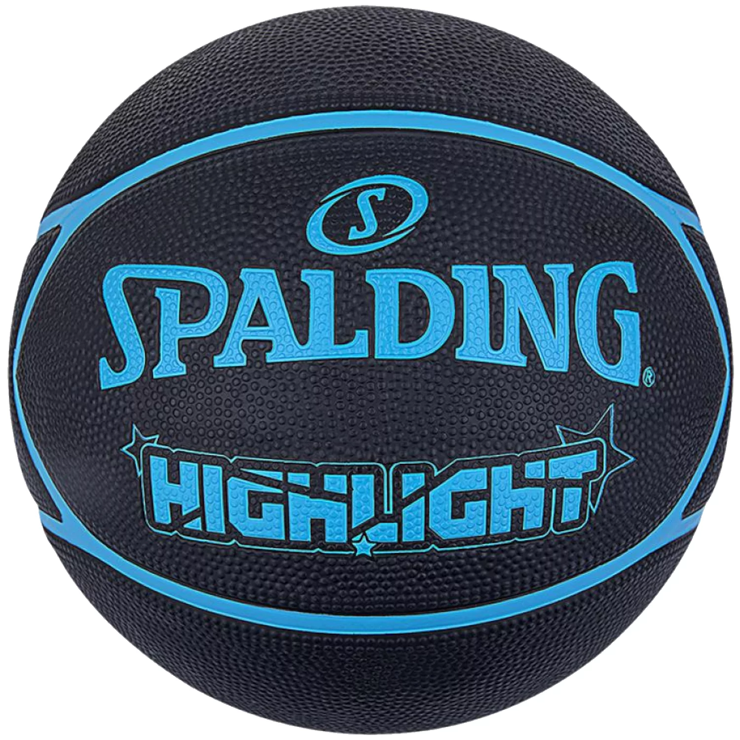Фото - Баскетбольний м'яч SPALDING Highlight Ball 84356Z, Unisex, Czarne, piłki do koszykówki, Guma, 