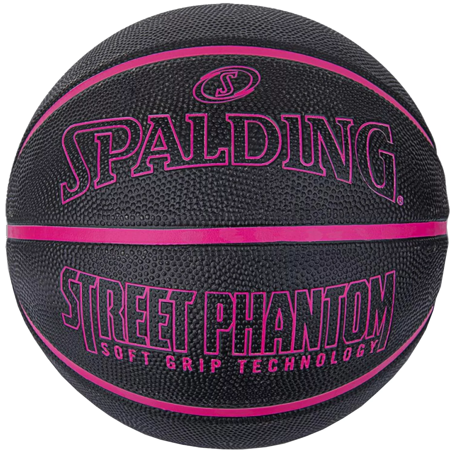 Фото - Баскетбольний м'яч SPALDING Phantom Ball 84385Z, Unisex, Czarne, piłki do koszykówki, Guma, r 