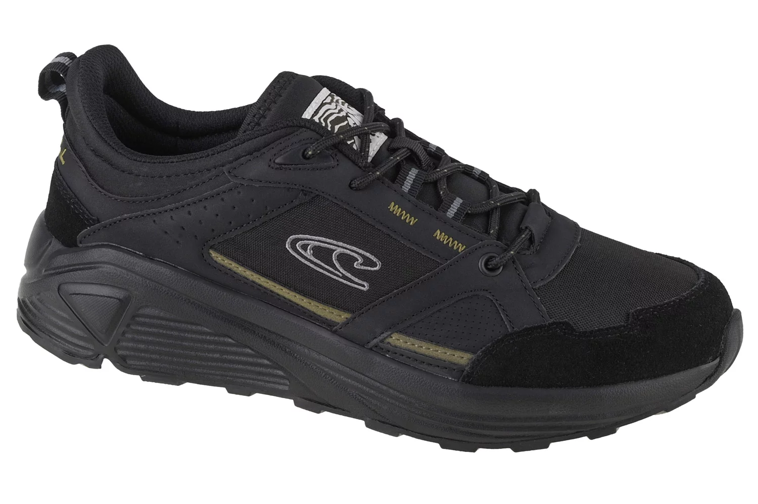O'Neill Hayduke Men Low 90223028-11A, Męskie, Czarne, buty sneakers, tkanina, rozmiar: 42