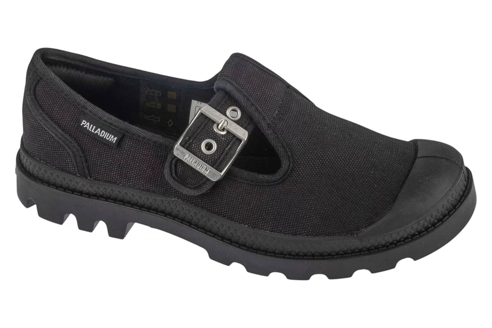 Palladium Pampa M-Jane Washed 94475-008-M, Damskie, Czarne, półbuty, tkanina, rozmiar: 39