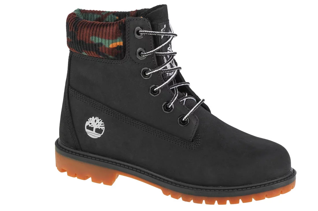Timberland Heritage 6 W A2M7T, Damskie, Czarne, trapery, nubuk, rozmiar: 36