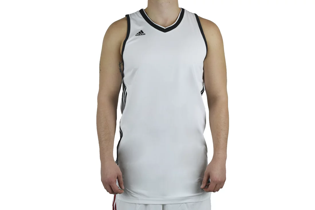 adidas E Kit JSY 3.0 AI4663, Męskie, Białe, t-shirty, poliester, rozmiar: XL2