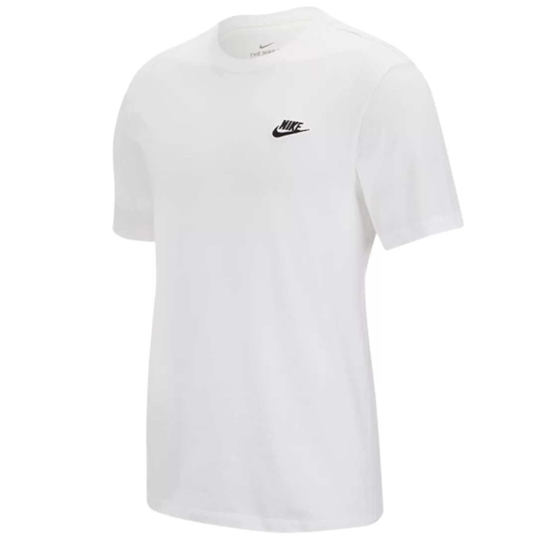 Nike NSW Club Tee AR4997-101, Męskie, Białe, t-shirty, bawełna, rozmiar: S
