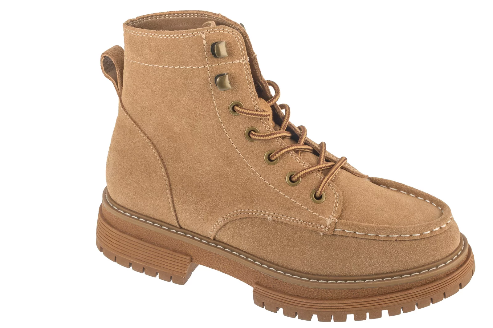 Roxy Bradie Lace Up Boots ARJB700731-TAN, Damskie, Brązowe, trapery, nubuk, rozmiar: 40