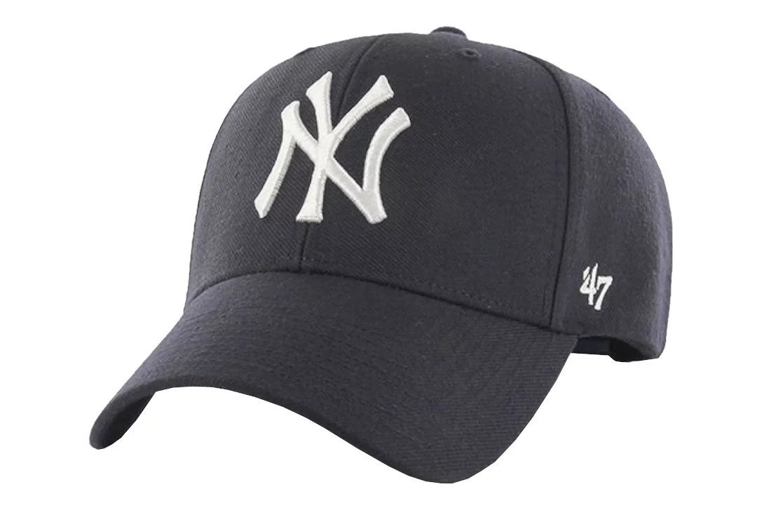 47 Brand New York Yankees MVP Cap B-MVPSP17WBP-NY, Unisex, Granatowe, czapki z daszkiem, akryl, rozmiar: One size