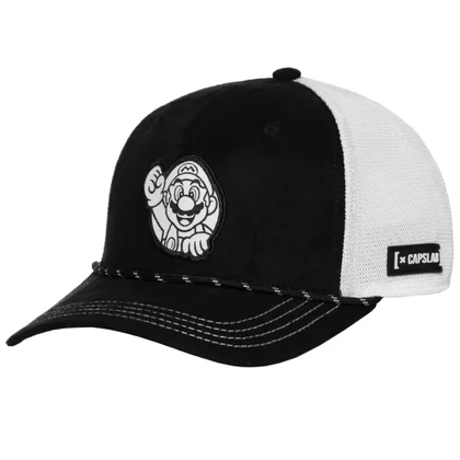 Capslab Super Mario Trucker Cap CL-SMB2-1-PCS-NIG