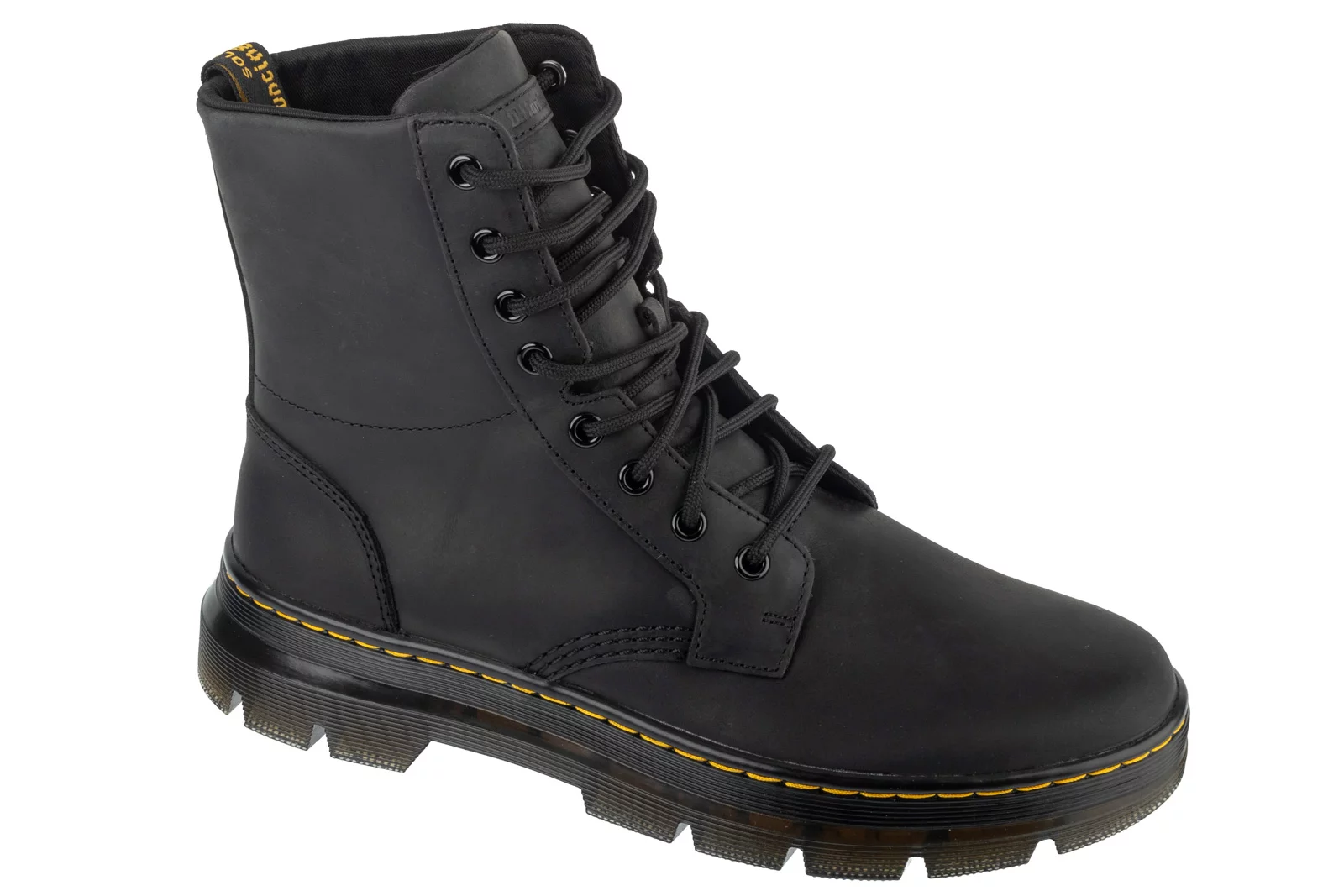 Dr. Martens Combs Leather DM26007001, Unisex, Czarne, glany, skóra licowa, rozmiar: 38