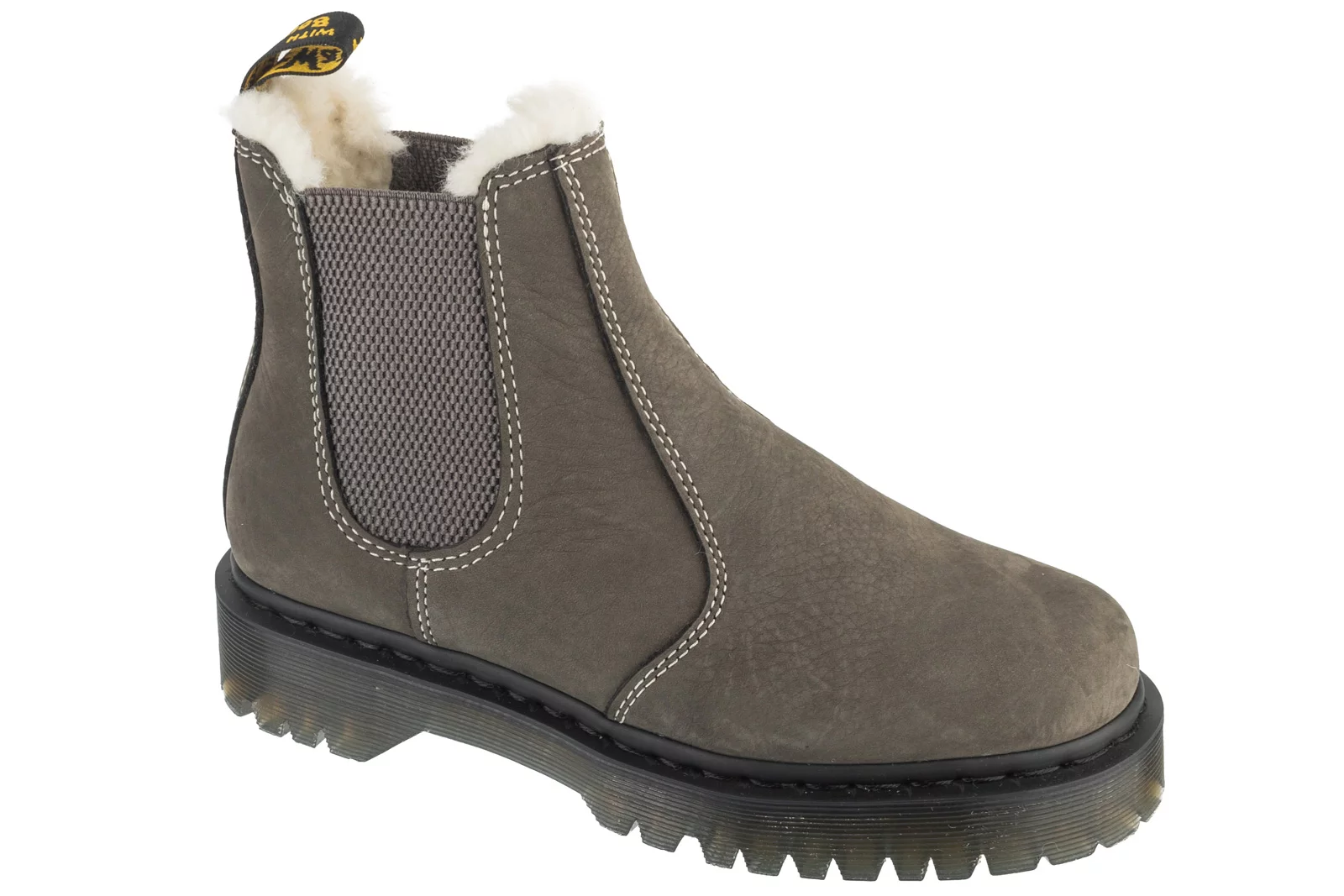 Dr. Martens 2976 Bex FL Chelsea Boot DM41420020, Damskie, Szare, sztyblety, skóra licowa, rozmiar: 39