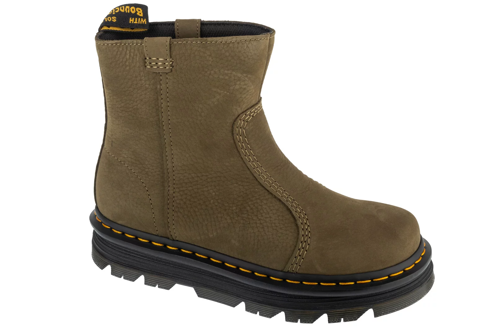 Dr. Martens ZebZag Rigger Boot DM42022300, Damskie, Brązowe, sztyblety, nubuk, rozmiar: 41