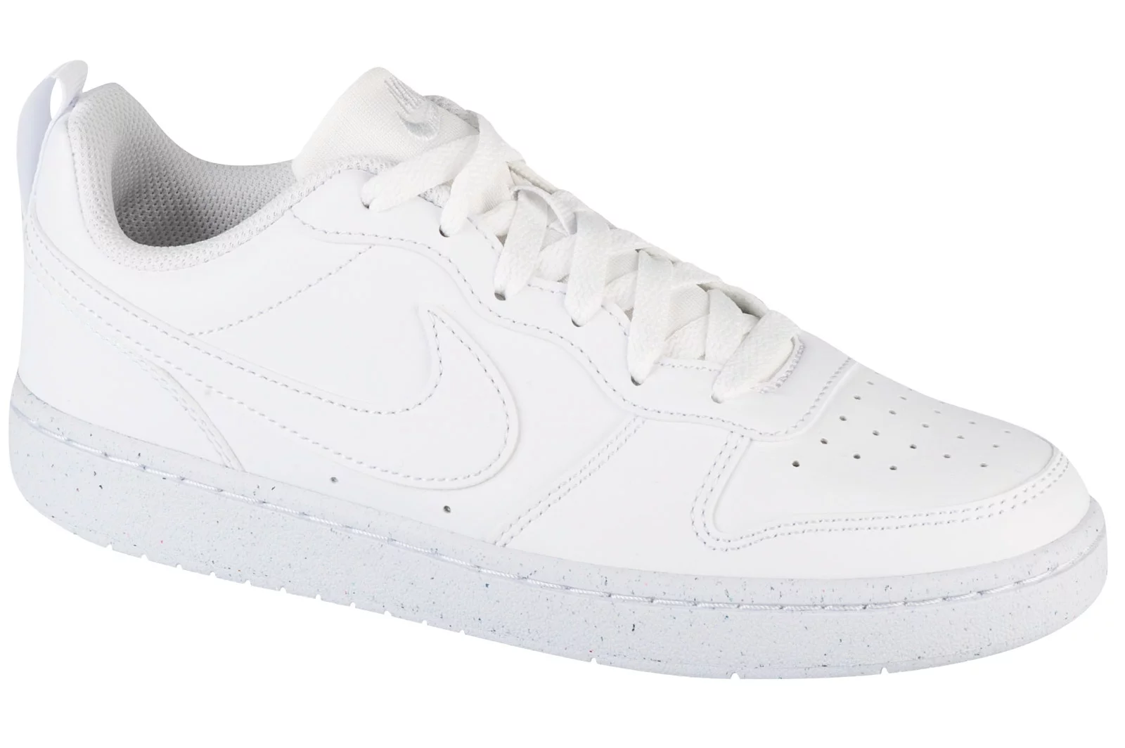 Nike Court Borough Low Recraft GS DV5456-106, Dla chłopca, Białe, buty sneakers, skóra syntetyczna, rozmiar: 37,5