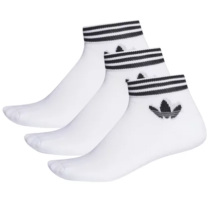 adidas Trefoil Ankle Socks 3 Pairs EE1152