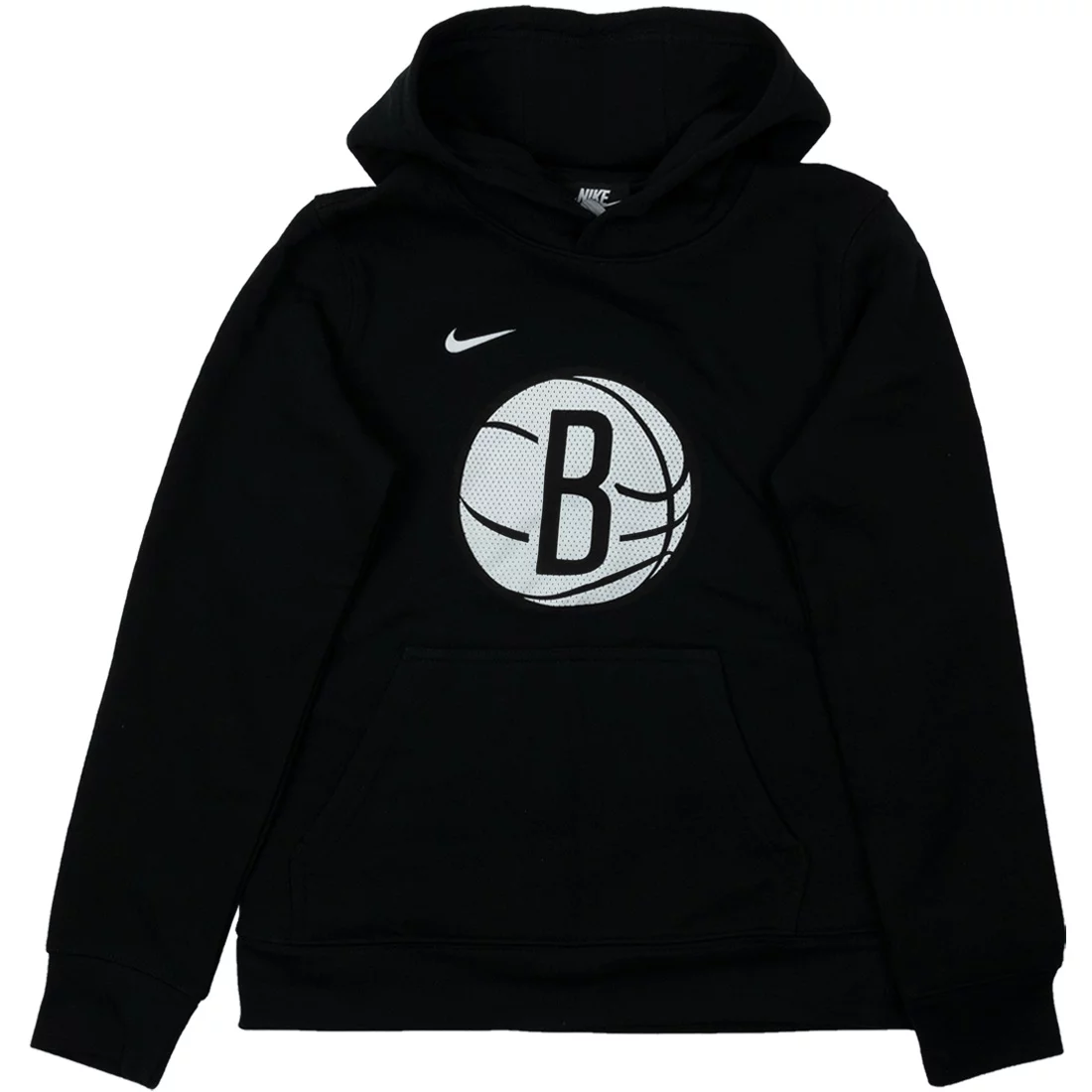 Nike NBA Brooklyn Nets Fleece Hoodie EZ2B7BBMM-NYN, Dla chłopca, Czarne, bluzy, bawełna, rozmiar: S product