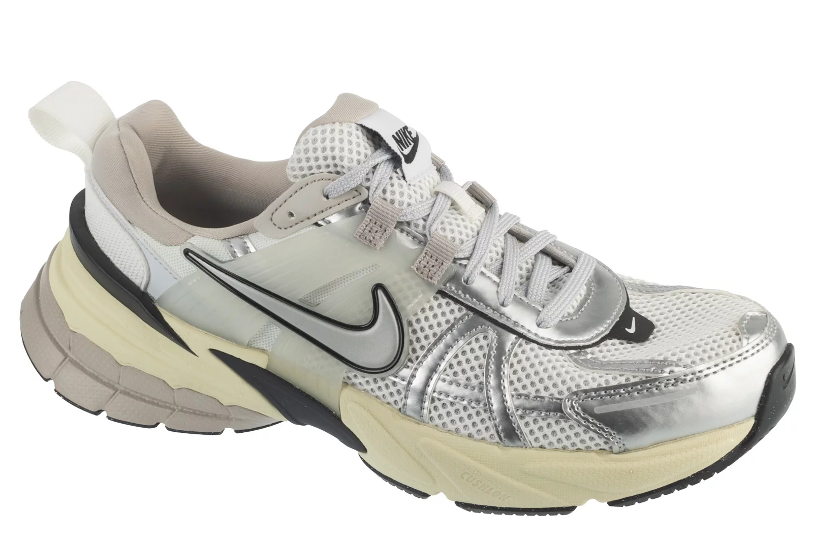 Nike V2K Run FD0736-100, Damskie, Białe, buty sneakers, przewiewna siateczka, rozmiar: 35,5
