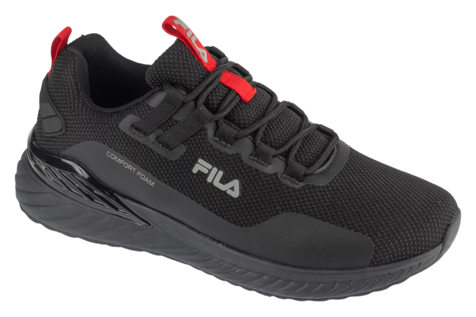 Fila Solrack FFM0480-80010, Męskie, Czarne, buty sneakers, przewiewna siateczka, rozmiar: 45