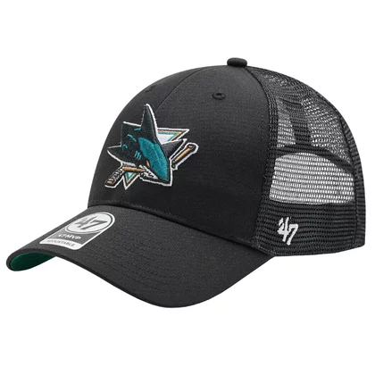 47 Brand NHL San Jose Sharks Branson Cap H-BRANS22CTP-BK