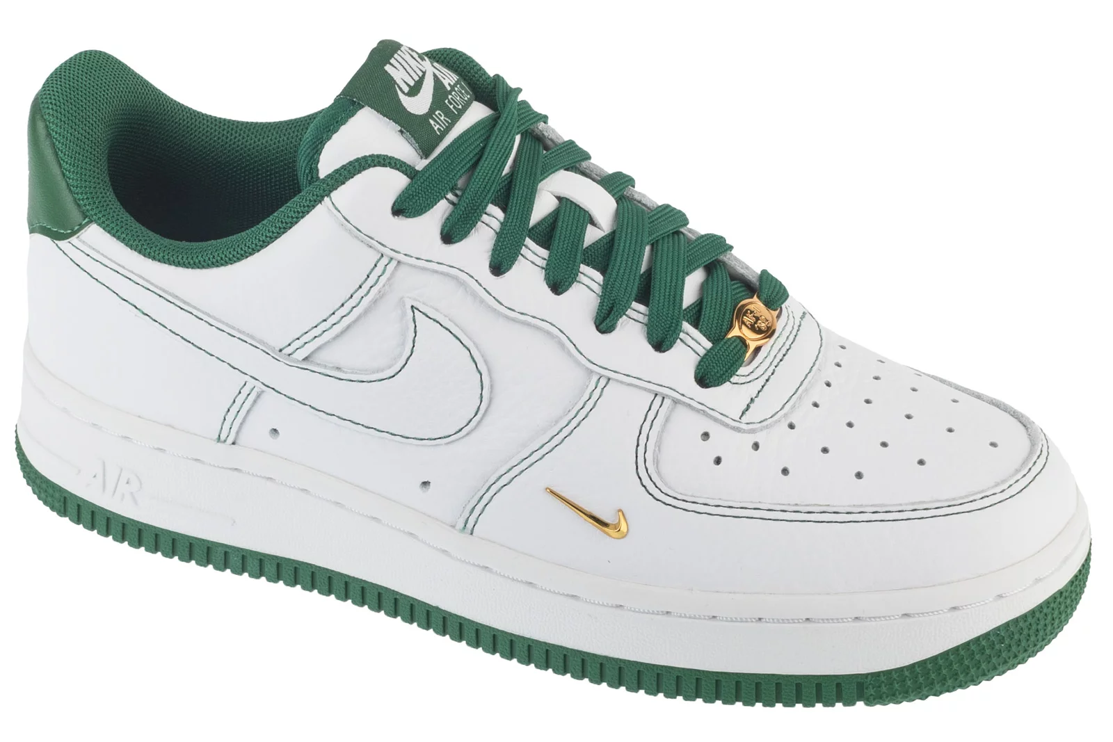 Nike Air Force 1 07 W Mini Jewel IB6543-102, Damskie, Białe, buty sneakers, skóra licowa, rozmiar: 38,5