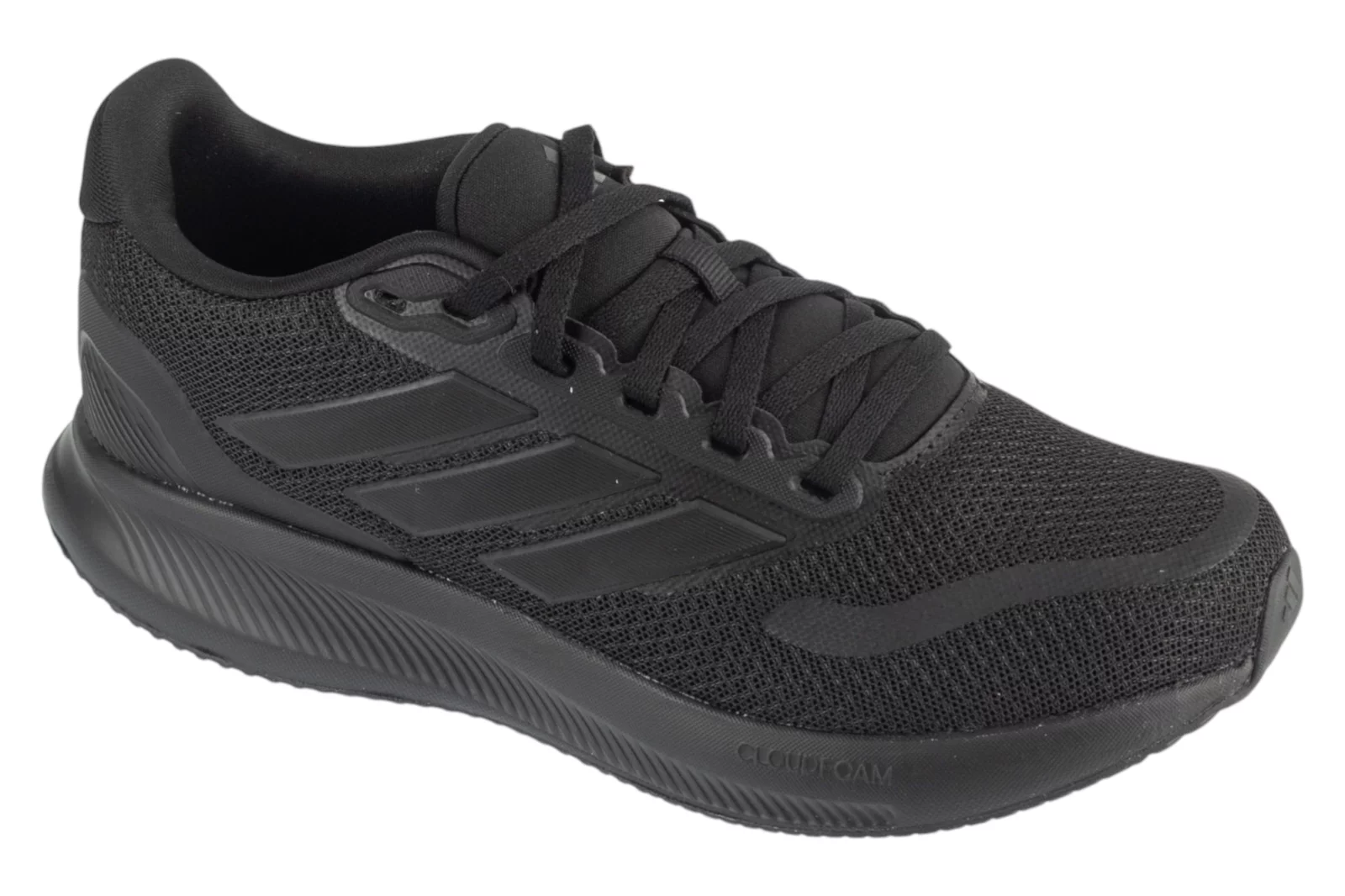 adidas Runfalcon 5 IE8586, Dla dzieci, Czarne, buty do biegania, przewiewna siateczka, rozmiar: 39 1/3
